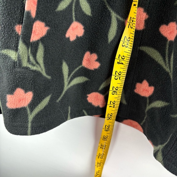 O'Neill Women's Half Zip Fleece Floral Pullover Hoodie Jacket Casual Comfy XL - Picture 6 of 8